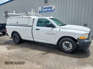 2012 Ram 1500 ST with VIN 3C6JD6DP7CG158765, listed as a Copart auction lot 59503785 with 141,374 mi miles and Clean title. Bid and sale history available at DreamBid. Image 4.