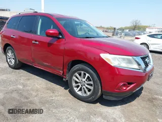 2013 Nissan Pathfinder Platinum with VIN 5N1AR2MM6DC638790, listed as a IAAI auction lot 42114450 with 131,746 mi miles and . Bid and sale history available at DreamBid. Image 1.