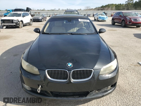 2008 BMW 3 Series 328i with VIN WBAWB33548P132790, listed as a Copart auction lot 47282525 with 296,569 mi miles and Salvage Title. Bid and sale history available at carsss.com. Image 5.