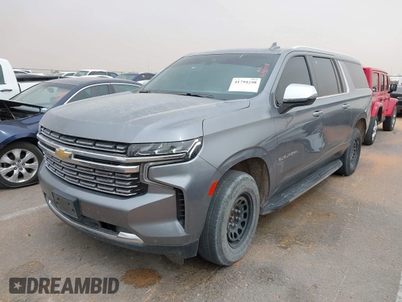 2022 Chevrolet Suburban Premier with VIN 1GNSCFKD8NR186674, listed as a IAAI auction lot 41794208 with 63,541 mi miles and . Bid and sale history available at DreamBid. Image 17.