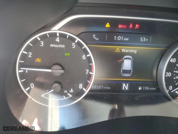 2017 Nissan Murano SL with VIN 5N1AZ2MG8HN160957, listed as a Copart auction lot 88212675 with 88,587 mi miles and Salvage Title. Bid and sale history available at carsss.com. Image 9.