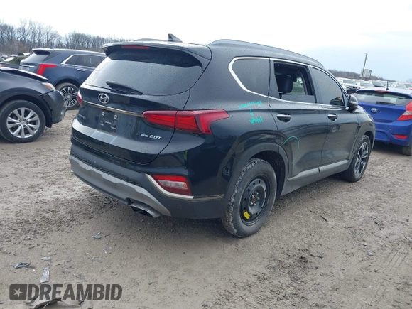 2020 Hyundai Santa Fe Limited with VIN 5NMS5CAA5LH274074, listed as a IAAI auction lot 41913985 with 58,846 mi miles. Bid and sale history available at carsss.com. Image 4.
