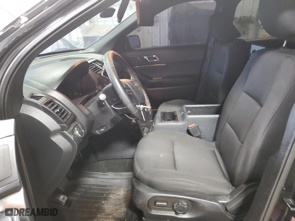 2016 Ford Utility Police Interceptor with VIN 1FM5K8AT6GGB65457, listed as a Copart auction lot 48235605 with 104,513 mi miles and Salvage Title. Bid and sale history available at carsss.com. Image 7.