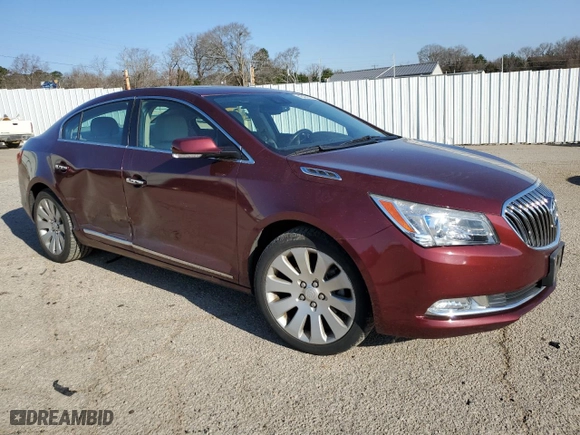2015 Buick LaCrosse Leather with VIN 1G4GC5G37FF332585, listed as a Copart auction lot 48499975 with 90,660 mi miles and Salvage Title. Bid and sale history available at carsss.com. Image 4.