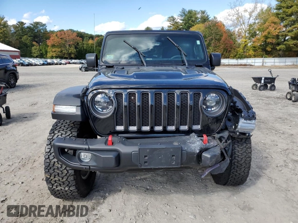 2023 Jeep Wrangler Rubicon with VIN 1C4HJXFN4PW636133, listed as a Copart auction lot 75499614 with 13,252 mi miles and Salvage title. Bid and sale history available at DreamBid. Image 5.