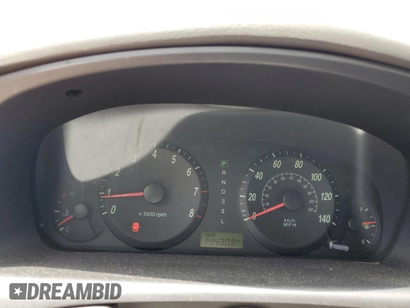2006 Hyundai Elantra GLS with VIN KMHDN46DX6U243980, listed as a Copart auction lot 60692605 with 144,309 mi miles and Clean title. Bid and sale history available at DreamBid. Image 9.