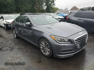 2015 Hyundai Genesis 3.8L with VIN KMHGN4JE8FU017367, listed as a Copart auction lot 72905964 with 107,057 mi miles and Salvage Title. Bid and sale history available at carsss.com. Image 4.