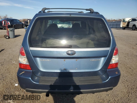 2007 Subaru Forester X w/Premium Pkg with VIN JF1SG65627H714993, listed as a Copart auction lot 82186004 with 210,408 mi miles and Salvage Title. Bid and sale history available at carsss.com. Image 6.