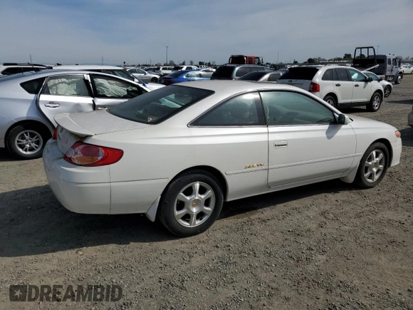 2002 Toyota Solara SE with VIN 2T1CF28P72C589663, listed as a Copart auction lot 48508065 with 215,436 mi miles and Clean Title. Bid and sale history available at DreamBid. Image 3.