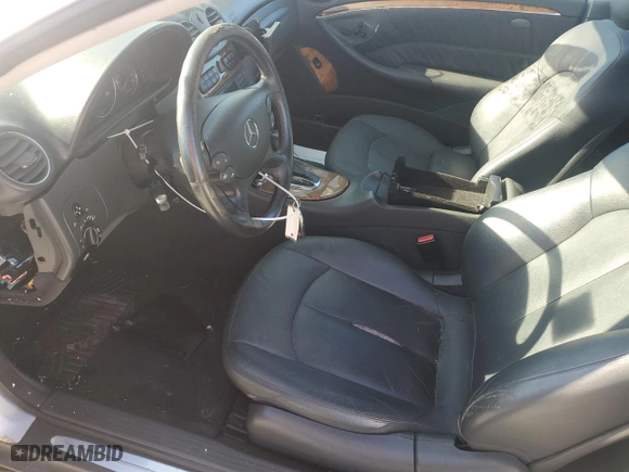 2004 Mercedes-Benz CLK-Class 5.0L with VIN WDBTJ75J34F096888, listed as a Copart auction lot 83302214 with 0 mi miles and Clean Title. Bid and sale history available at carsss.com. Image 7.