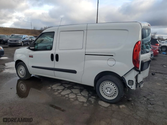 2021 Ram ProMaster City Cargo Van Tradesman with VIN ZFBHRFAB2M6V35882, listed as a Copart auction lot 48037555 with 83,394 mi miles and Clean Title. Bid and sale history available at carsss.com. Image 2.