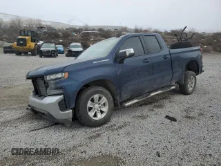 2020 Chevrolet Silverado 1500 LT with VIN 1GCRYDED7LZ312027, listed as a Copart auction lot 45912325 with 42,282 mi miles and Salvage Title. Bid and sale history available at carsss.com. Image 1.