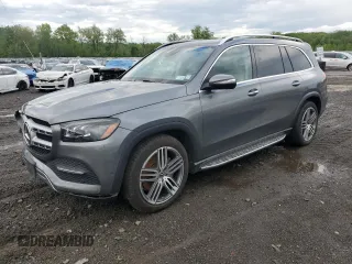 2020 Mercedes-Benz GLS 450 with VIN 4JGFF5KE5LA147665, listed as a Copart auction lot 55346945 with 58,211 mi miles and Salvage Title. Bid and sale history available at DreamBid. Image 1.