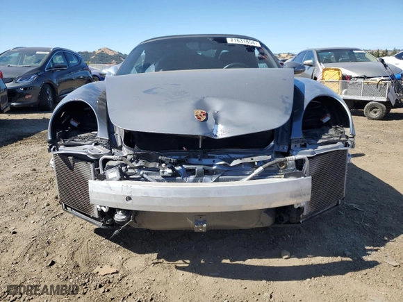 2005 Porsche Boxster with VIN WP0CA29805S710462, listed as a Copart auction lot 71631854 with 62,783 mi miles and Salvage Title. Bid and sale history available at carsss.com. Image 5.