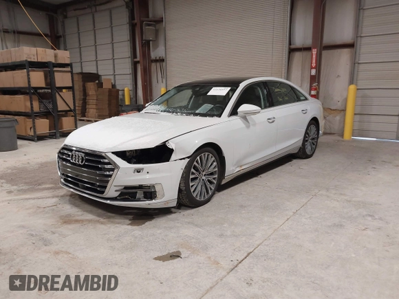 2019 Audi A8 L with VIN WAU8DAF89KN008109, listed as a IAAI auction lot 41636057 with 34,325 mi miles. Bid and sale history available at carsss.com. Image 17.