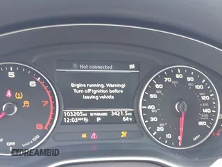 2017 Audi A4 Premium with VIN WAUGNAF46HN021107, listed as a IAAI auction lot 41593316 with 103,205 mi miles. Bid and sale history available at carsss.com. Image 7.