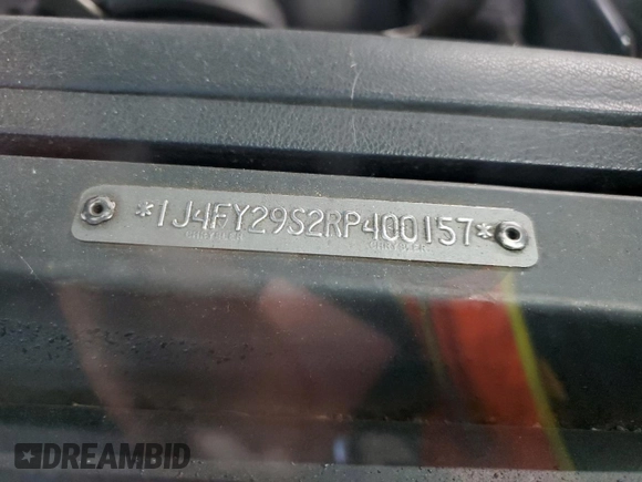 1994 Jeep Wrangler with VIN 1J4FY29S2RP400157, listed as a Copart auction lot 73991994 with 269,207 mi miles and Salvage Title. Bid and sale history available at carsss.com. Image 13.