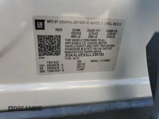 2020 GMC Terrain SLT with VIN 3GKALVEX1LL339781, listed as a Copart auction lot 63761825 with 39,342 mi miles and Clean title. Bid and sale history available at DreamBid. Image 14.