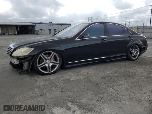 2007 Mercedes-Benz S 550 with VIN WDDNG71X27A109821, listed as a Copart auction lot 54791055 with 197,574 mi miles and Clean Title. Bid and sale history available at DreamBid. Image 1.