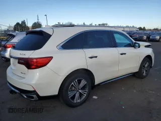 2017 Acura MDX with VIN 5J8YD4H3XHL003903, listed as a Copart auction lot 85046164 with 129,268 mi miles and Salvage Title. Bid and sale history available at carsss.com. Image 3.