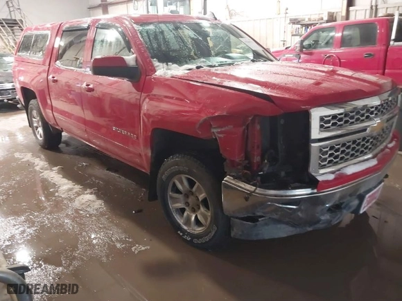 2015 Chevrolet Silverado 1500 LT with VIN 3GCUKREC6FG365905, listed as a IAAI auction lot 41264579 with 114,440 mi miles. Bid and sale history available at carsss.com. Image 1.
