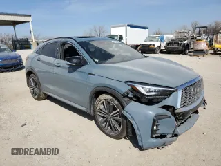 2023 Infiniti QX55 Essential with VIN 3PCAJ5KR7PF115801, listed as a Copart auction lot 48734335 with 20,898 mi miles and Salvage title. Bid and sale history available at DreamBid. Image 4.