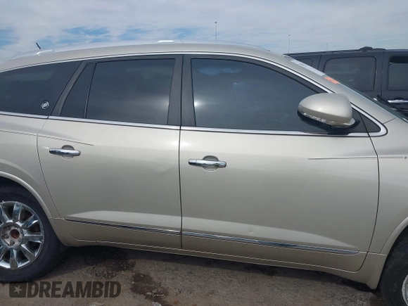 2013 Buick Enclave Leather with VIN 5GAKRCKD3DJ255341, listed as a IAAI auction lot 38811735 with 194,140 mi miles. Bid and sale history available at carsss.com. Image 13.
