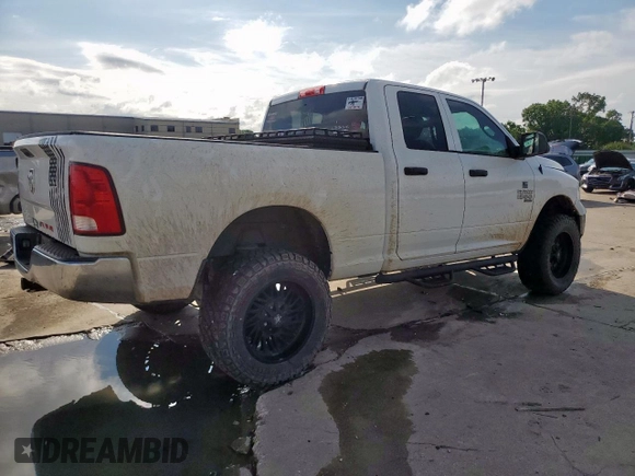 2019 Ram 1500 Tradesman with VIN 1C6RR6FG0KS540175, listed as a Copart auction lot 58855555 with 112,789 mi miles and Salvage title. Bid and sale history available at DreamBid. Image 3.