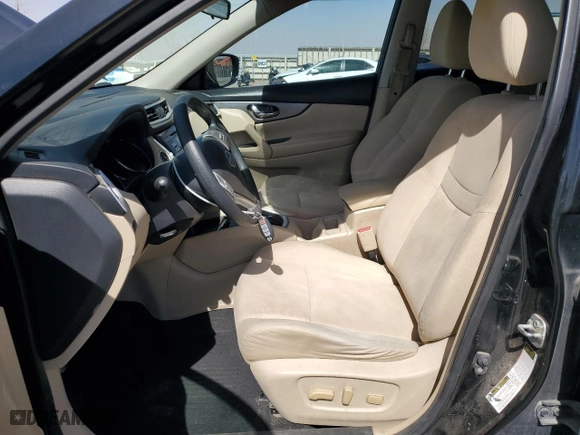 2016 Nissan Rogue SV with VIN KNMAT2MV1GP691117, listed as a Copart auction lot 47283845 with 106,129 mi miles and Salvage Title. Bid and sale history available at carsss.com. Image 7.
