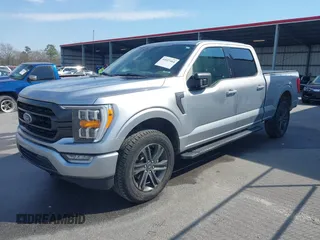 2021 Ford F-150 XL with VIN 1FTFW1E52MFC44822, listed as a IAAI auction lot 41657464 with 83,994 mi miles. Bid and sale history available at carsss.com. Image 2.