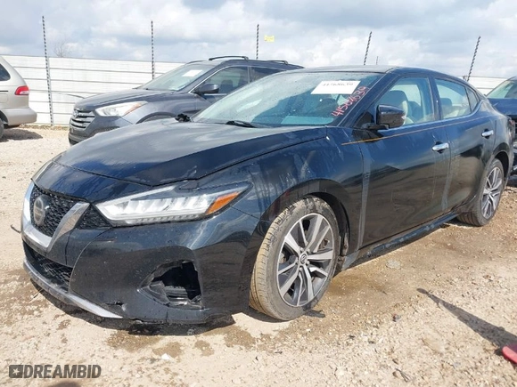 2019 Nissan Maxima SV with VIN 1N4AA6AV0KC361850, listed as a IAAI auction lot 41568639 with 106,739 mi miles. Bid and sale history available at carsss.com. Image 2.