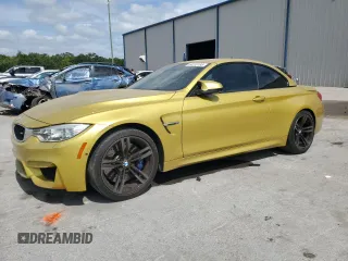2015 BMW M4 z VIN WBS3U9C55FJ968278, wystawiony jako Copart lot #54518185 z przebiegiem 87 716 mil mil oraz Szkody całkowita. Historia ofert i sprzedaży dostępna na DreamBid. Obrazek 1.