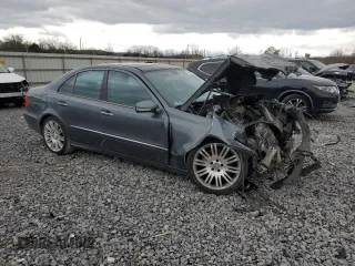 2007 Mercedes-Benz E-Class 3.5L with VIN WDBUF56X37B067478, listed as a Copart auction lot 47655875 with 0 mi miles and Salvage Title. Bid and sale history available at carsss.com. Image 4.