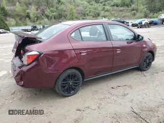 2022 Mitsubishi Mirage ES z VIN ML32FUFJ3NHF08086, wystawiony jako Copart lot #51950045 z przebiegiem 30 677 mil mil oraz Szkoda całkowita • Salvage title. Historia ofert i sprzedaży dostępna na DreamBid. Obrazek 3.