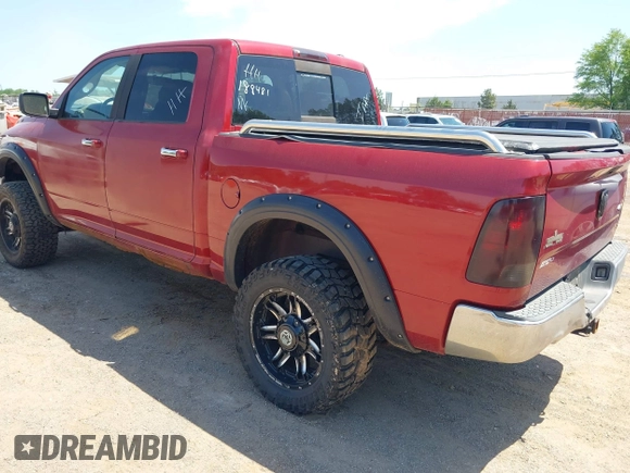 2010 Dodge 1500 SLT with VIN 1D7RV1CT4AS186481, listed as a IAAI auction lot 41977635 with 196,131 mi miles and . Bid and sale history available at DreamBid. Image 3.