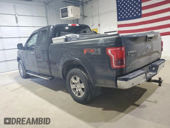 2015 Ford F-150 XLT with VIN 1FTFX1EF5FKD92768, listed as a Copart auction lot 48347935 with 155,178 mi miles and Salvage Title. Bid and sale history available at carsss.com. Image 2.