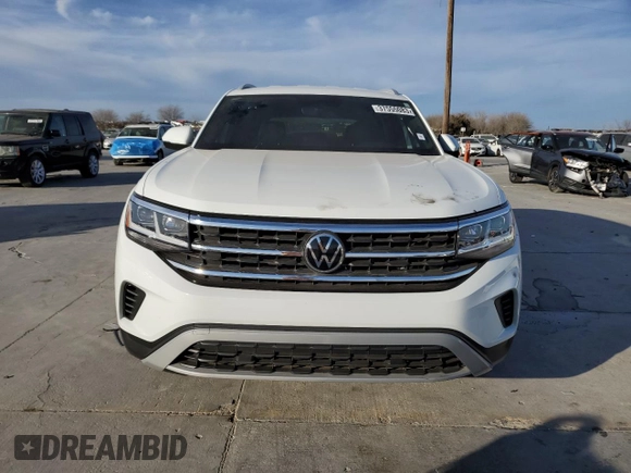 2022 Volkswagen Atlas SE with VIN 1V2DC2CA3NC224618, listed as a Copart auction lot 37555083 with 6,609 mi miles and . Bid and sale history available at DreamBid. Image 5.