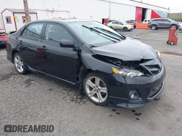 2013 Toyota Corolla L with VIN 2T1BU4EE1DC123875, listed as a IAAI auction lot 41753524 with 98,599 mi miles. Bid and sale history available at carsss.com. Image 1.