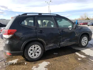 2019 Subaru Forester with VIN JF2SKACC0KH497992, listed as a Copart auction lot 46787385 with 96,839 mi miles and Salvage Title. Bid and sale history available at carsss.com. Image 3.