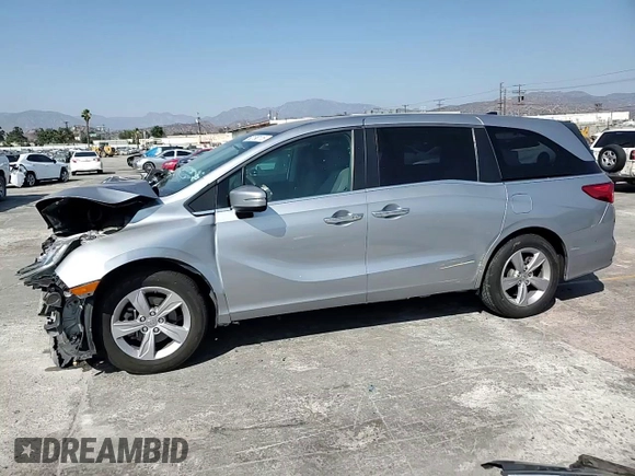 2019 Honda Odyssey EX with VIN 5FNRL6H5XKB110737, listed as a Copart auction lot 62190115 with 82,539 mi miles and Salvage title. Bid and sale history available at DreamBid. Image 15.