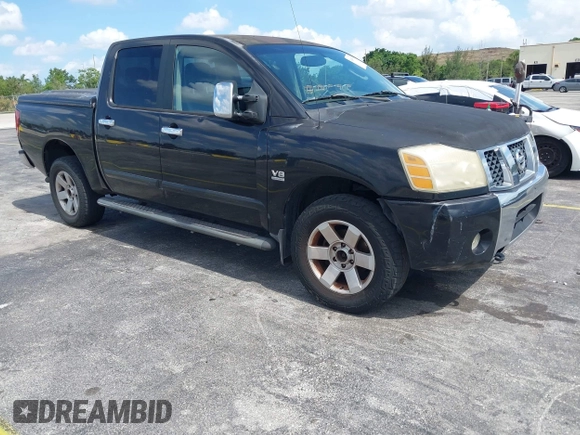 2004 Nissan Titan LE with VIN 1N6AA07B54N583681, listed as a IAAI auction lot 42549178 with 263,841 mi miles and . Bid and sale history available at DreamBid. Image 1.