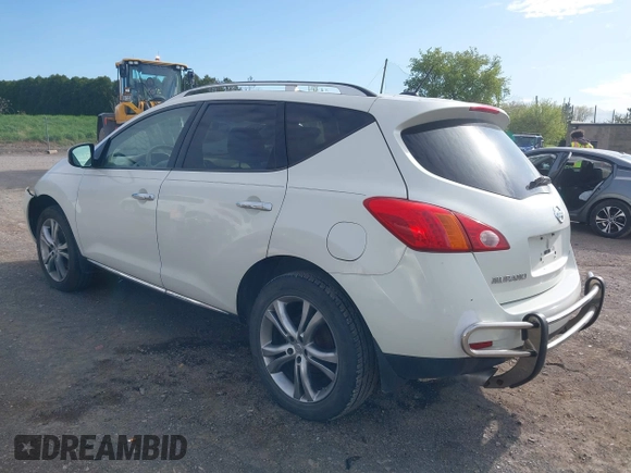 2009 Nissan Murano SL with VIN JN8AZ18W59W120710, listed as a IAAI auction lot 42156370 with 91,844 mi miles and . Bid and sale history available at DreamBid. Image 3.