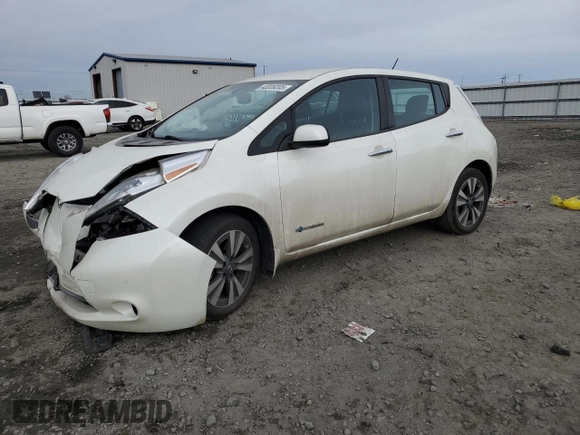 2016 Nissan LEAF SL with VIN 1N4BZ0CP8GC313416, listed as a Copart auction lot 43209205 with 30,845 mi miles and Salvage Title. Bid and sale history available at carsss.com. Image 1.