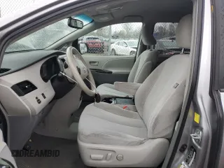 2011 Toyota Sienna LE with VIN 5TDJK3DC0BS006207, listed as a Copart auction lot 52957525 with 163,017 mi miles and Salvage Title. Bid and sale history available at carsss.com. Image 7.