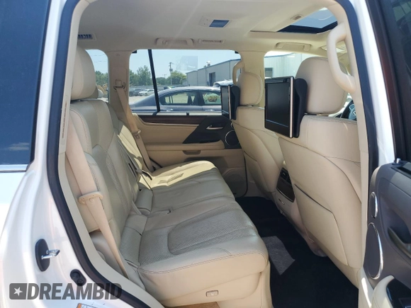 2017 Lexus LX 570 with VIN JTJHY7AX6H4230935, listed as a Copart auction lot 66151045 with 121,655 mi miles and Clean title. Bid and sale history available at DreamBid. Image 11.