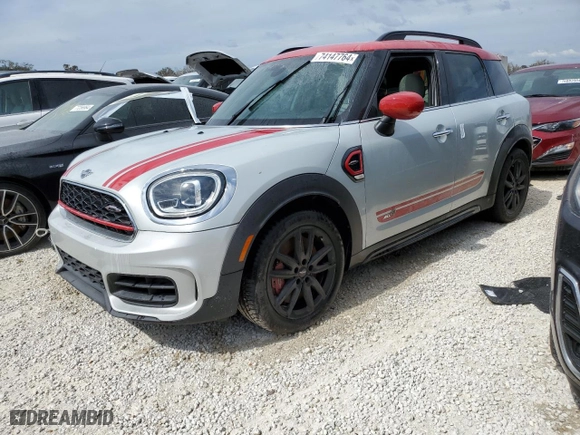 2022 MINI Countryman John Cooper Works with VIN WMZ33BS00N3N61043, listed as a Copart auction lot 74147764 with 0 mi miles and Non Repairable. Bid and sale history available at carsss.com. Image 1.