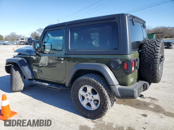 2020 Jeep Wrangler Sport S с VIN 1C4GJXAN4LW350067, выставлен на аукционе Copart как лот 89329535 с пробегом 74 668 миль миль и Списание • Salvage title. История ставок и продаж доступна на DreamBid. Изображение 2.