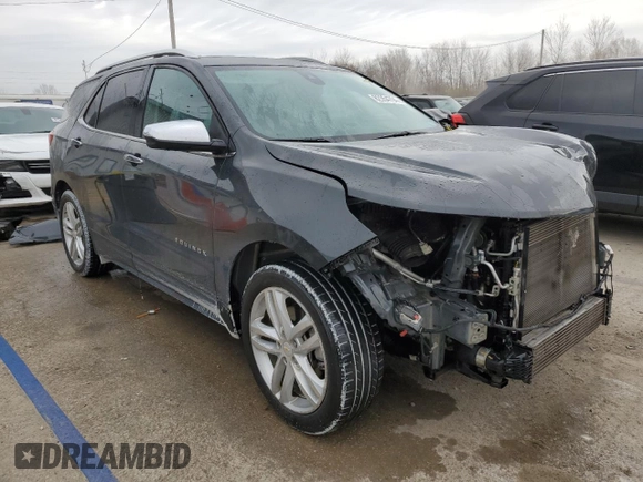 2019 Chevrolet Equinox Premier z VIN 2GNAXPEX2K6151230, wystawiony jako Copart lot #82354794 z przebiegiem 107 854 mil mil oraz Szkoda całkowita • Salvage title. Historia ofert i sprzedaży dostępna na DreamBid. Obrazek 4.