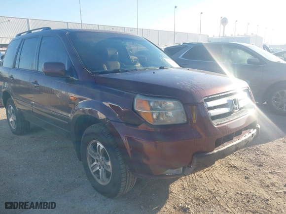 2008 Honda Pilot EX-L with VIN 5FNYF28558B022120, listed as a IAAI auction lot 41663234 with 183,248 mi miles. Bid and sale history available at carsss.com. Image 1.