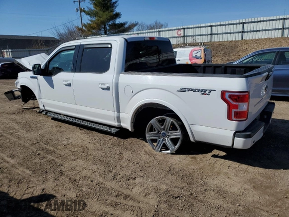2018 Ford F-150 XL with VIN 1FTEW1EP7JFB42781, listed as a Copart auction lot 50055945 with 116,599 mi miles and Clean Title. Bid and sale history available at carsss.com. Image 2.